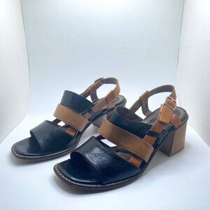 MARNI Chunky Leather Italian Sandals - Size 8.5